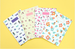 XL 라인노트 - 걸스 4set